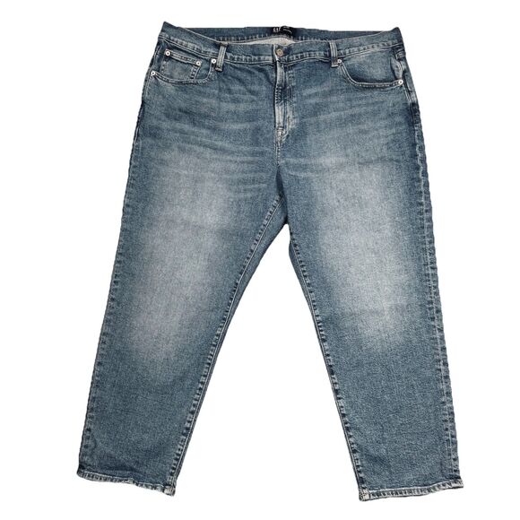Gap Girlfriend Ankle Jeans Plus 20 (41x25) Blue Denim Stretch Womens - Picture 2 of 9